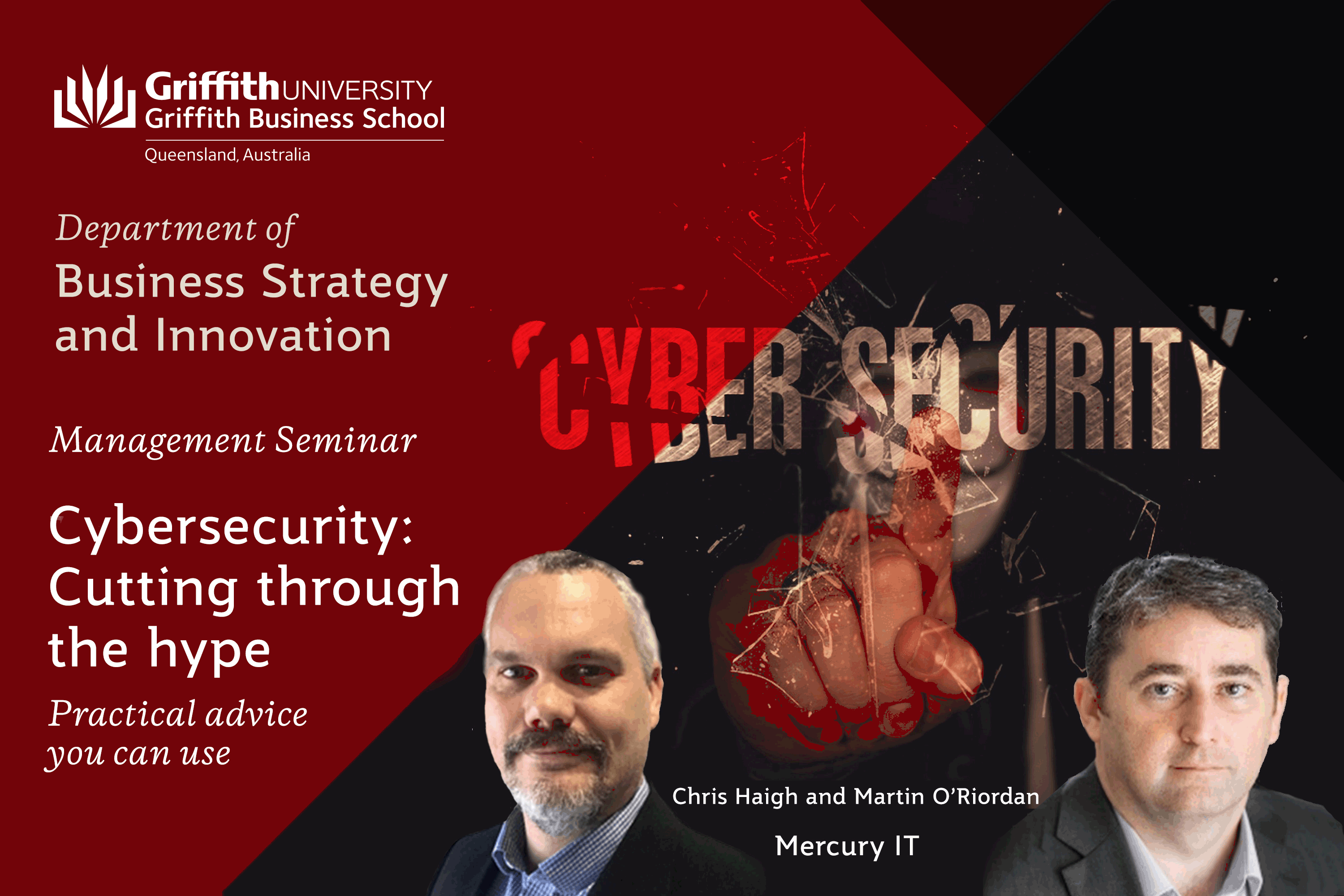 BSI management seminar: Cybersecurity: Cutting through the hype