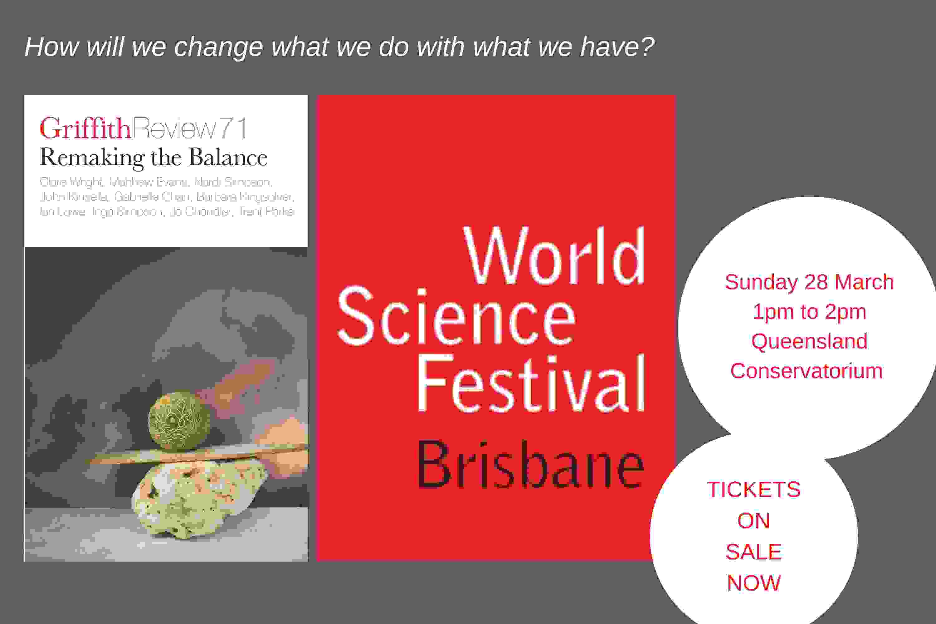 Griffith Review at World Science Festival Brisbane