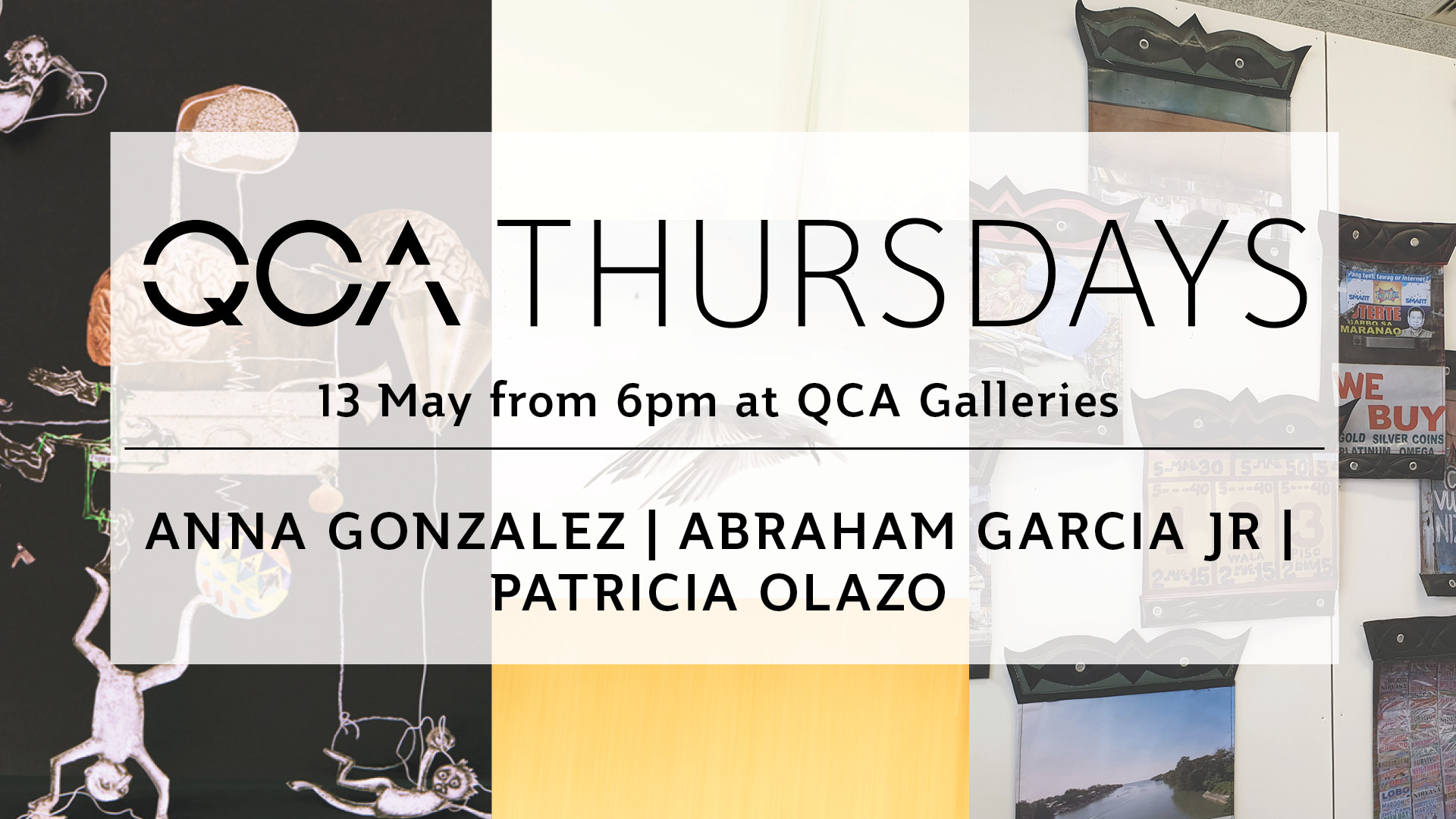 QCA Thursdays: Anna Gonzalez | Abraham Garcia Jr | Patricia Olazo