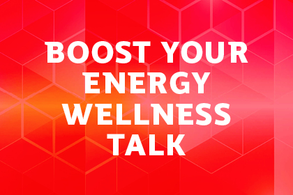 Griffith Sport Wellness Talk - Learn how to Boost Your Energy with Nutrition Australia 
