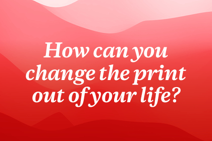 Griffith Sport Wellness Talk - How can you change the printout of your life? (online & on-campus)
