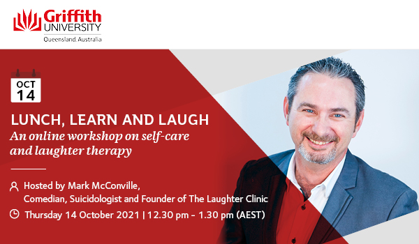 Lunch, Learn, Laugh - an online workshop on self-care and laughter therapy
