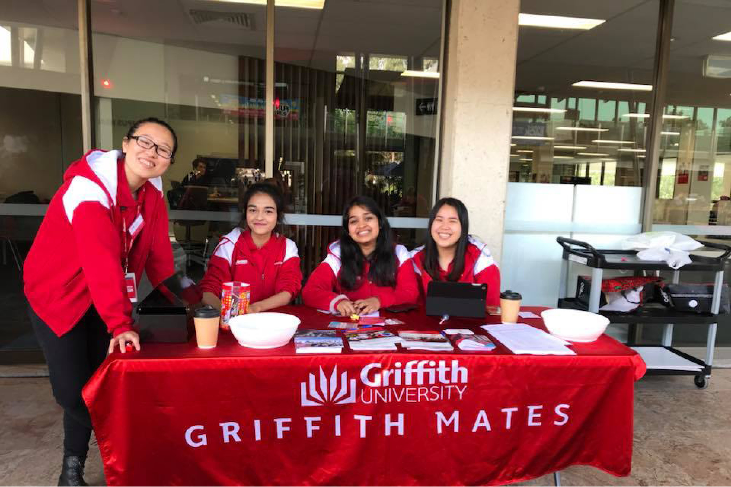 Griffith Mates Welcome Booth