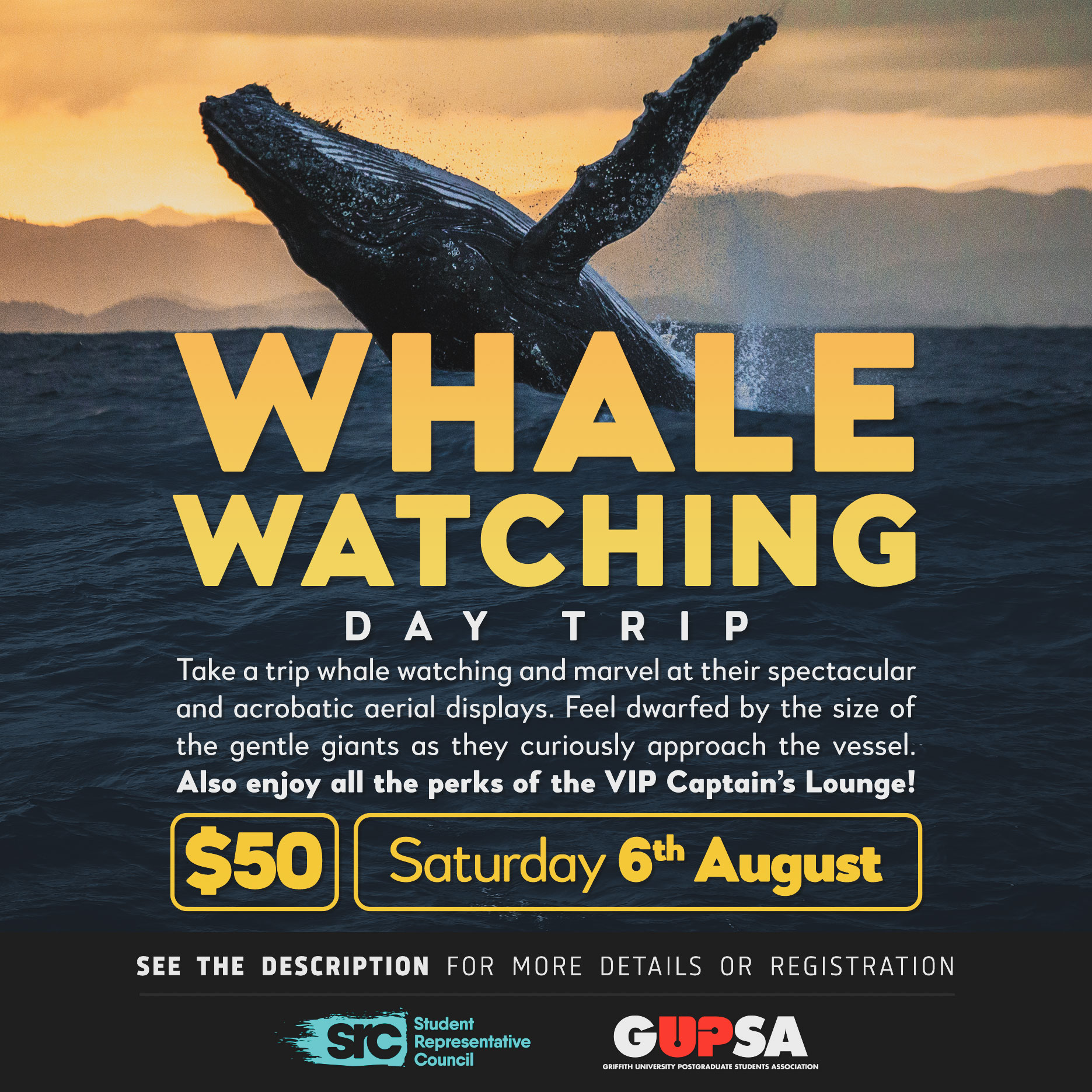 SRC + GUPSA Whale Watching Tour