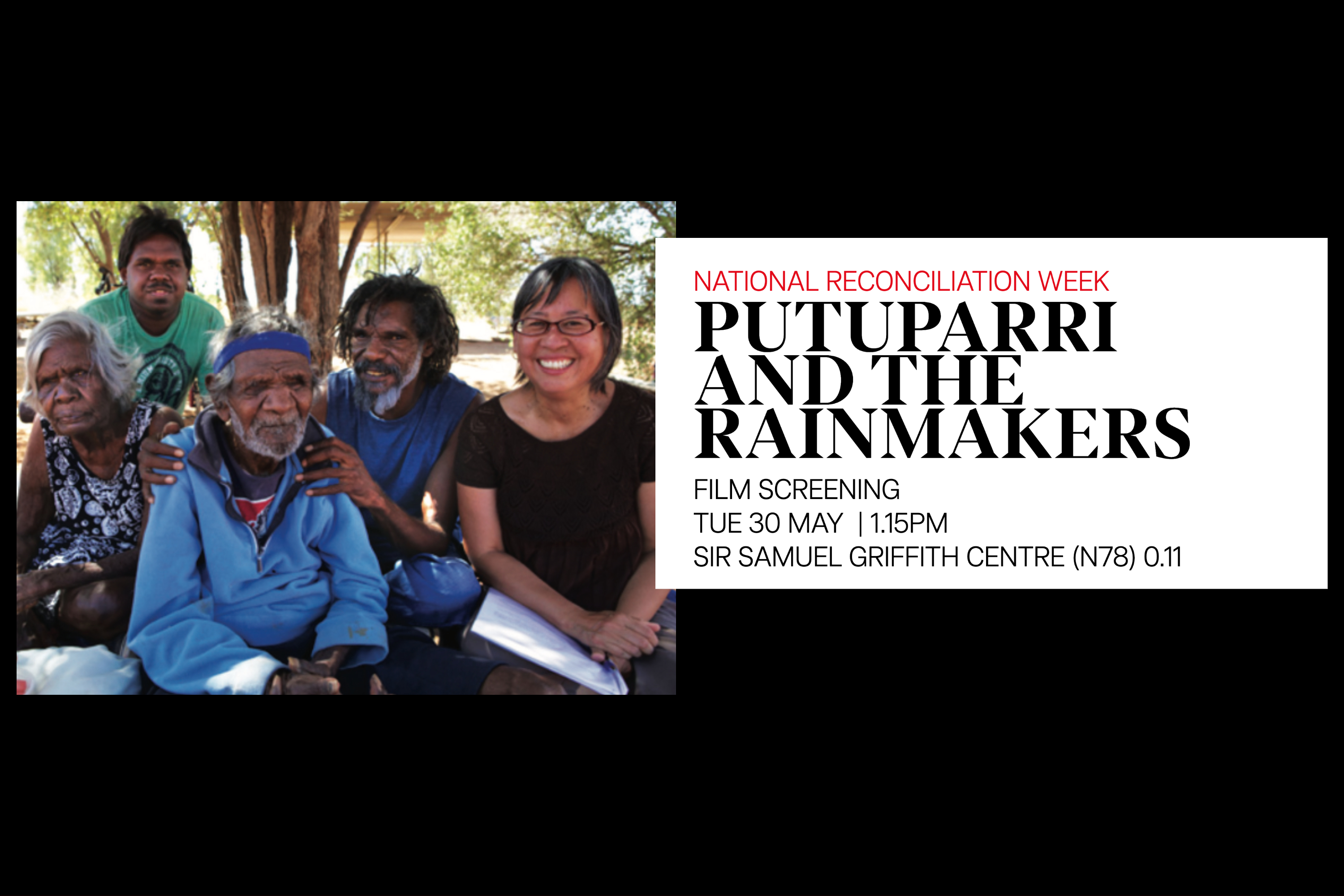 Film screening: 'Putuparri and the Rainmakers' followed by a QandA with the film Director, Nicole Ma