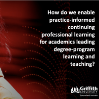 Leading learning & teaching at the program level: Developing practice-informed approaches for continuing professional learning