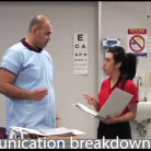 Scene from the Communication Breakdown scenario video