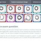 Example of multiple choice exam questions in PebblePad for SaP approach.